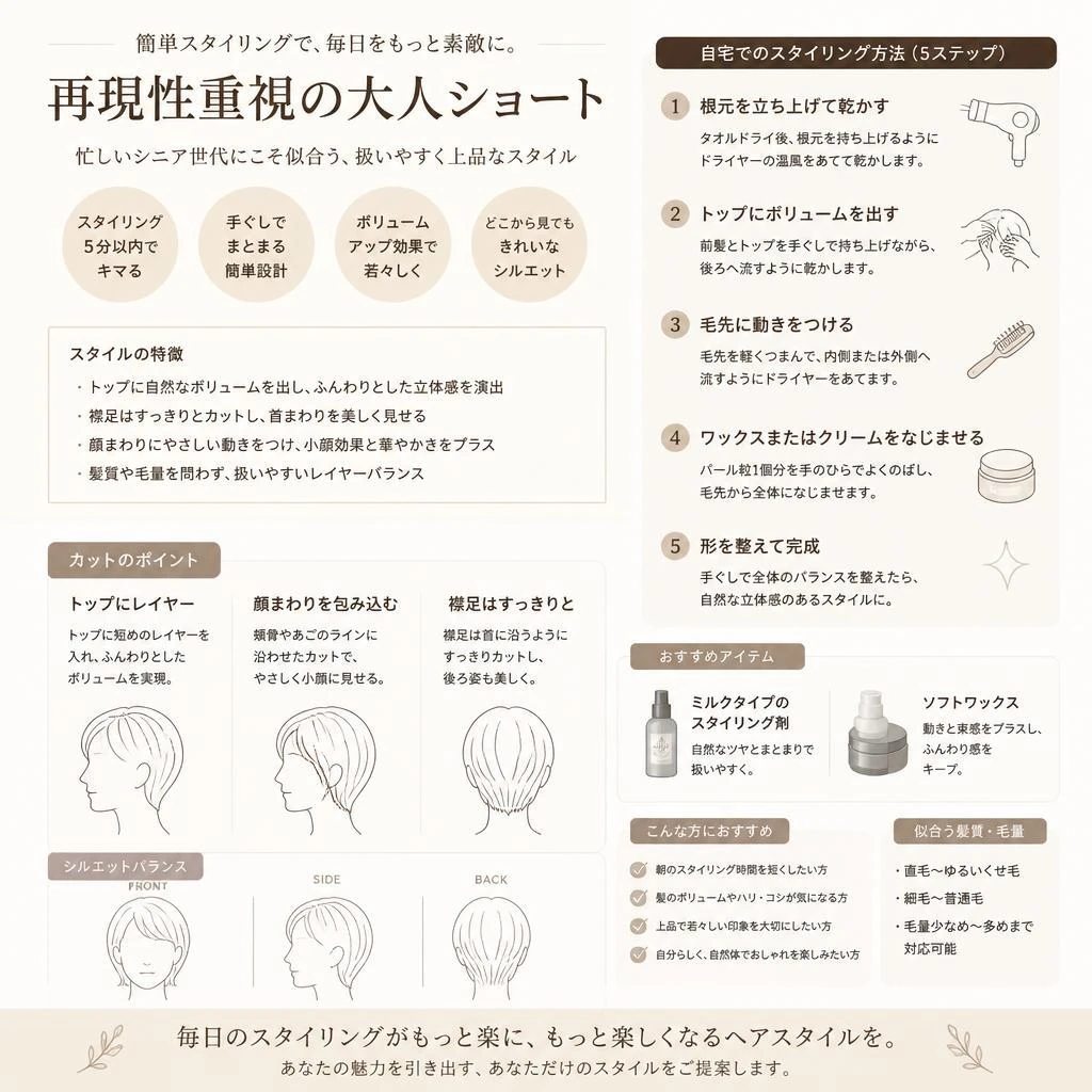 再現性の高いスタイリング