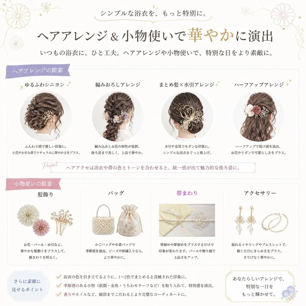 スタイルに合わせたアレンジ