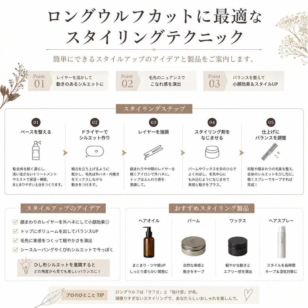スタイリングのコツ